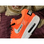 Nike "Just Do It" Air Max 1 Mens Running Shoes Orange Shock 917691-800