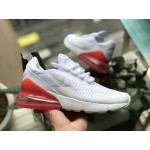 Nike Air Max 270 White / Hot Punch Womens Running Shoes AH8050-103