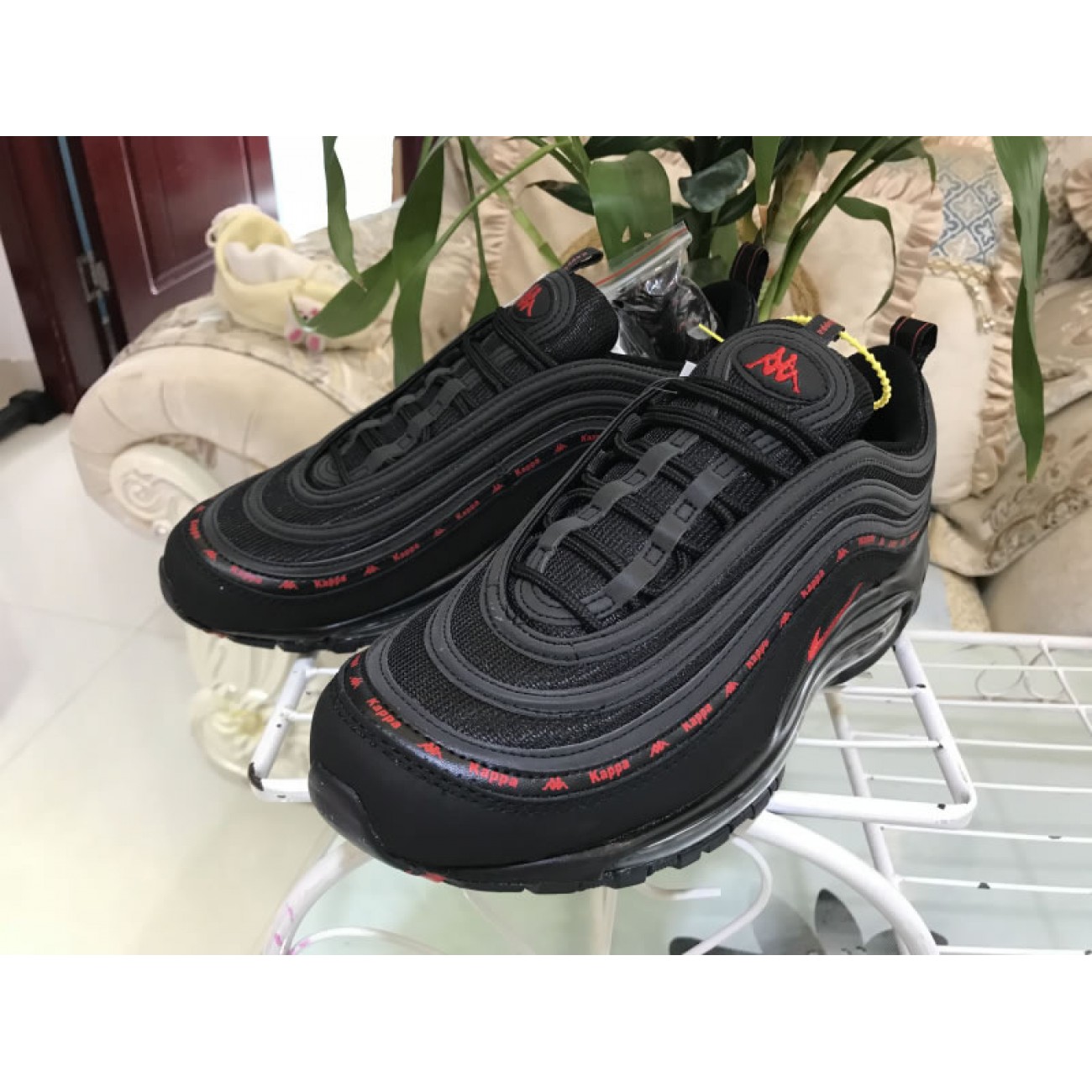 Nike Air Max 97 x Kappa Black Red AJ1986-004