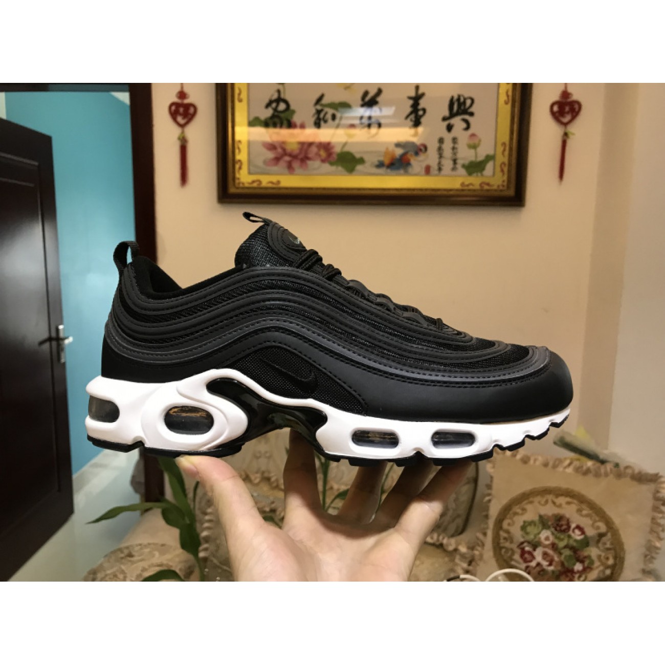 Nike Air Max Plus 97 3M Black White AH8143-001