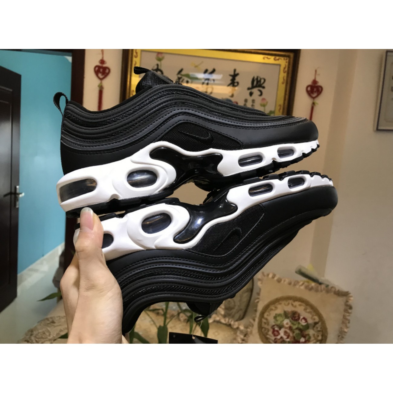 Nike Air Max Plus 97 3M Black White AH8143-001