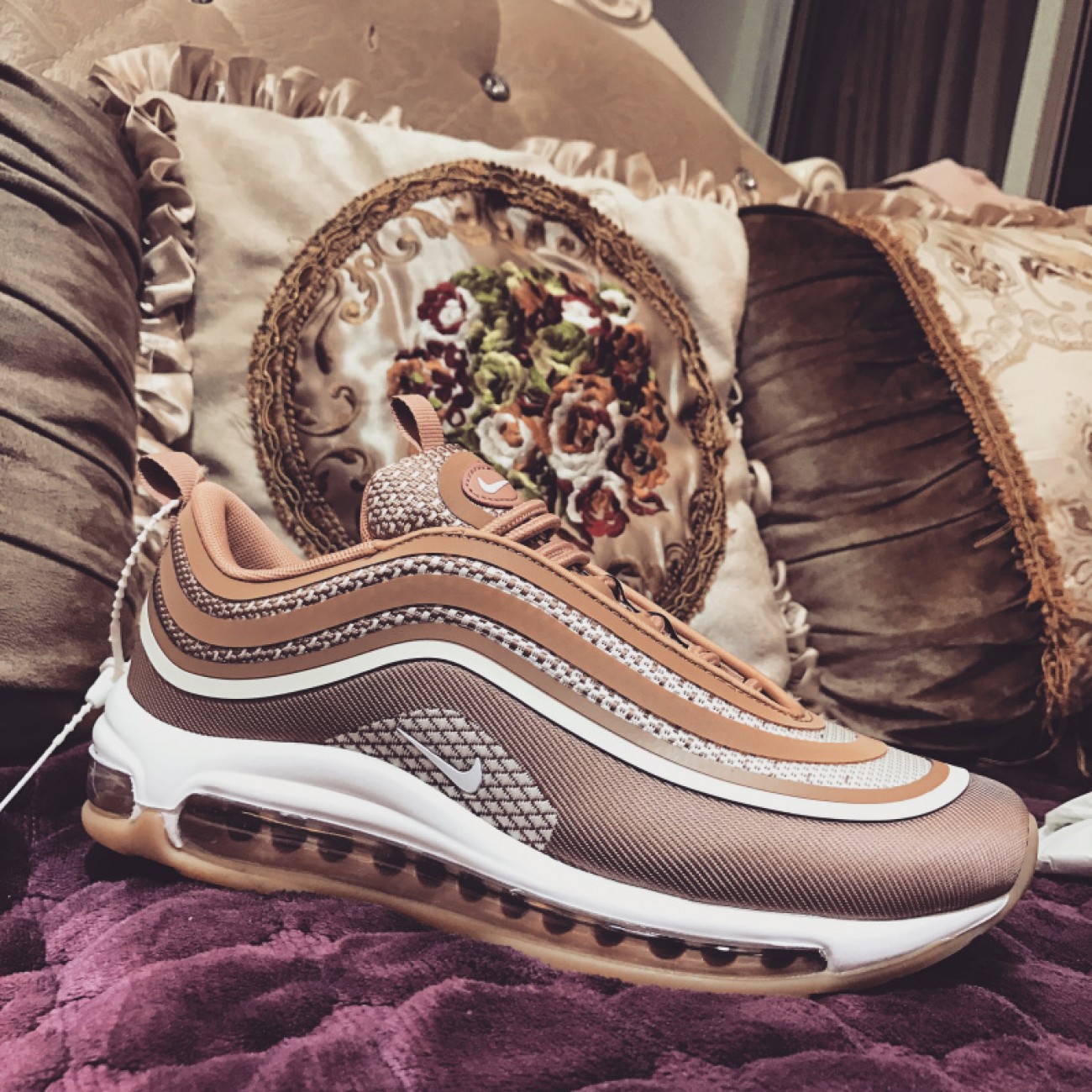 Wmns Nike Air Max 97 3M Pink Bullet 917704-600