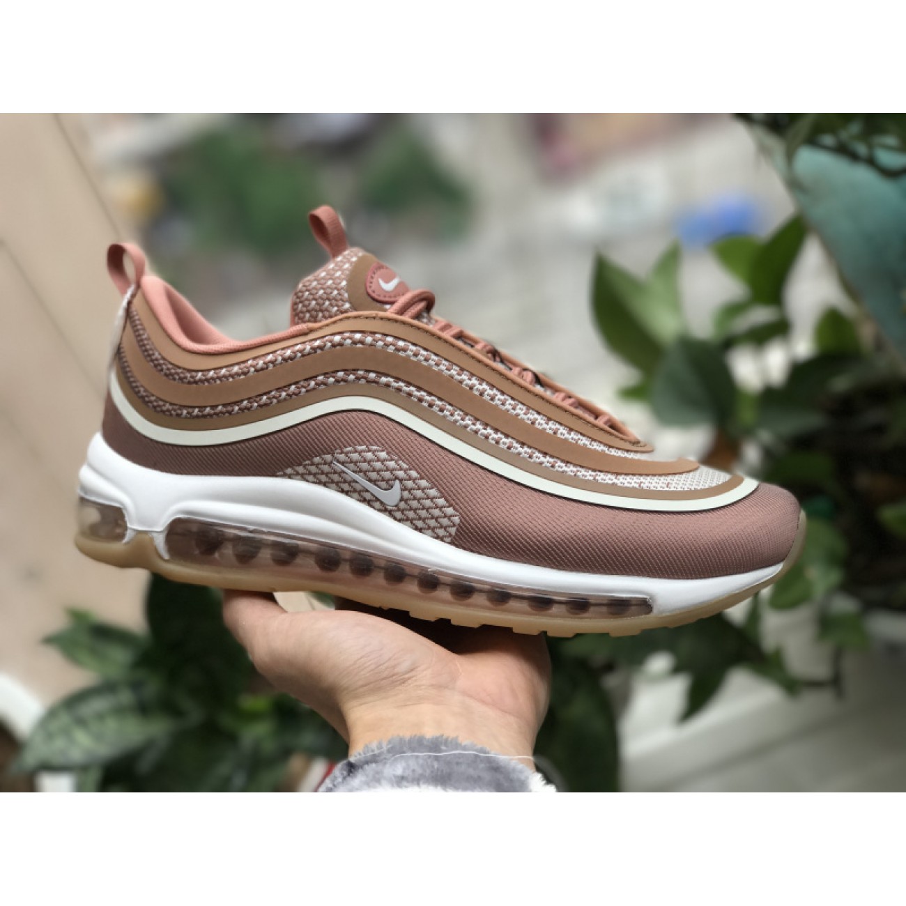 Wmns Nike Air Max 97 3M Pink Bullet 917704-600