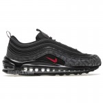 Nike Air Max 97 Reflective Logo All Black And Red 97s Sale AR4259-001