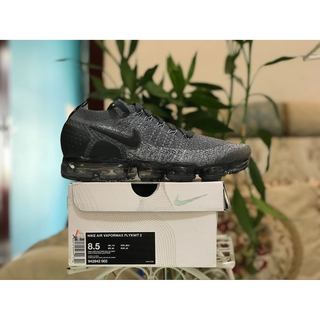 Nike Air VaporMax Flyknit 2.0 Dark Wolf Grey 2018 942842-002