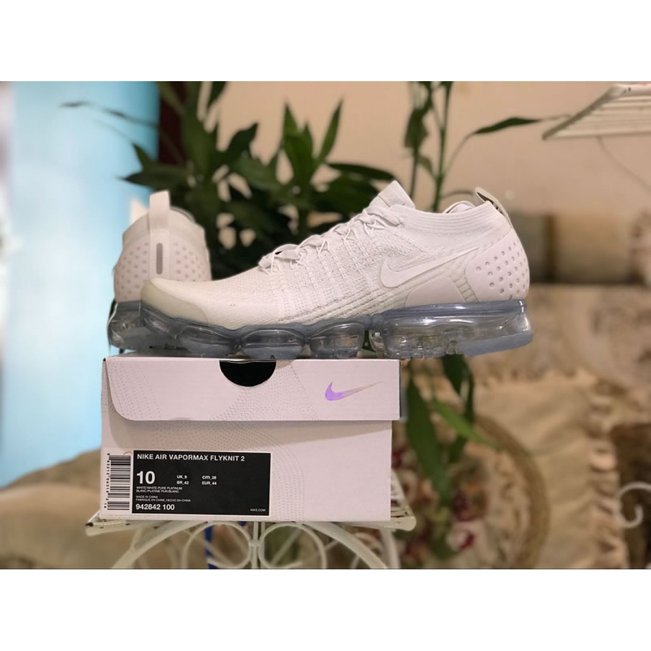 Nike Air VaporMax Flyknit 2.0 White 942842-100