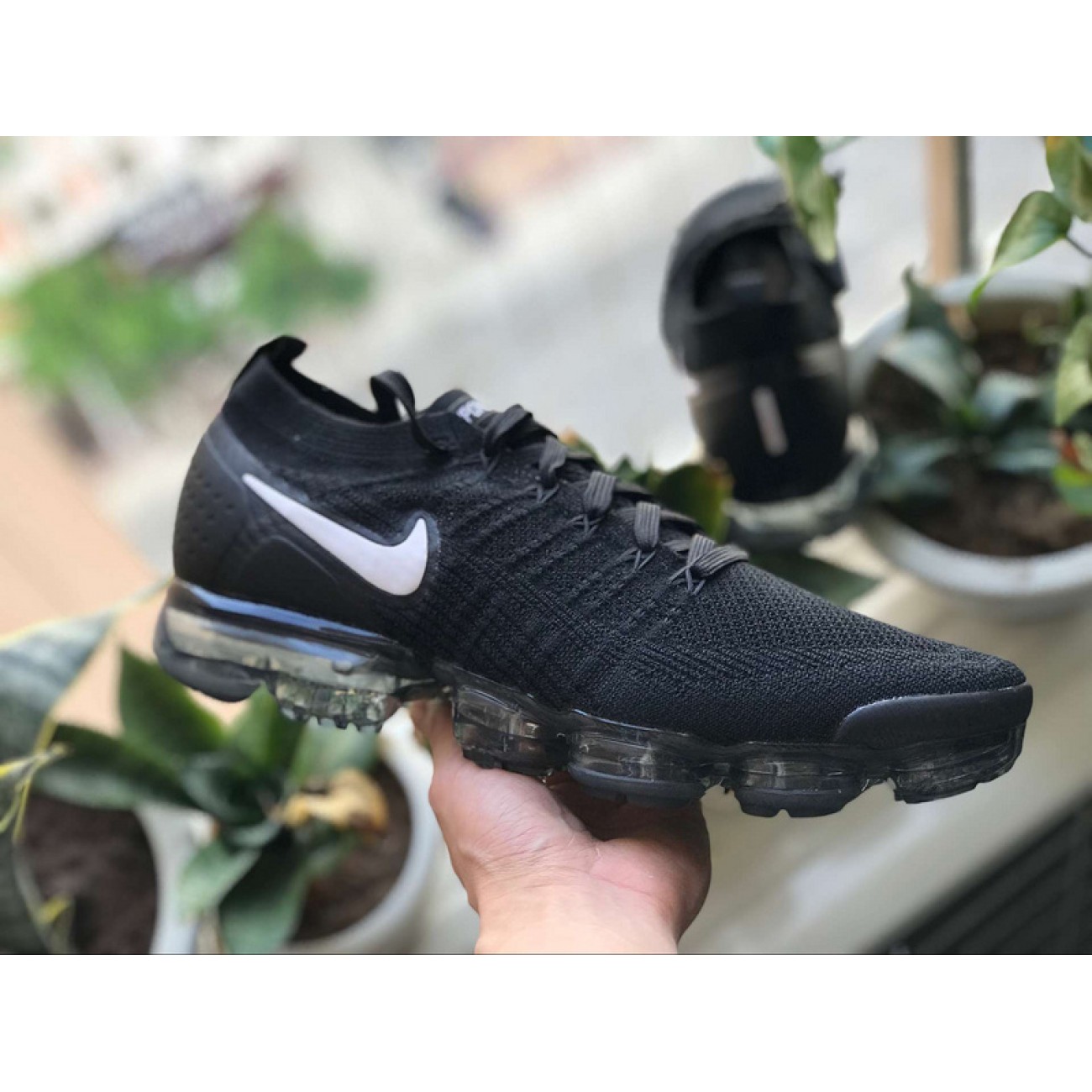 Nike Air Vapormax Flyknit 2.0 Black White 942842-001