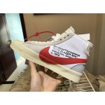 Nike Blazer x Supreme x Off-White OW White Red AA3832-006