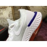 Nike Epic React Flyknit White Blue AQ0067-100