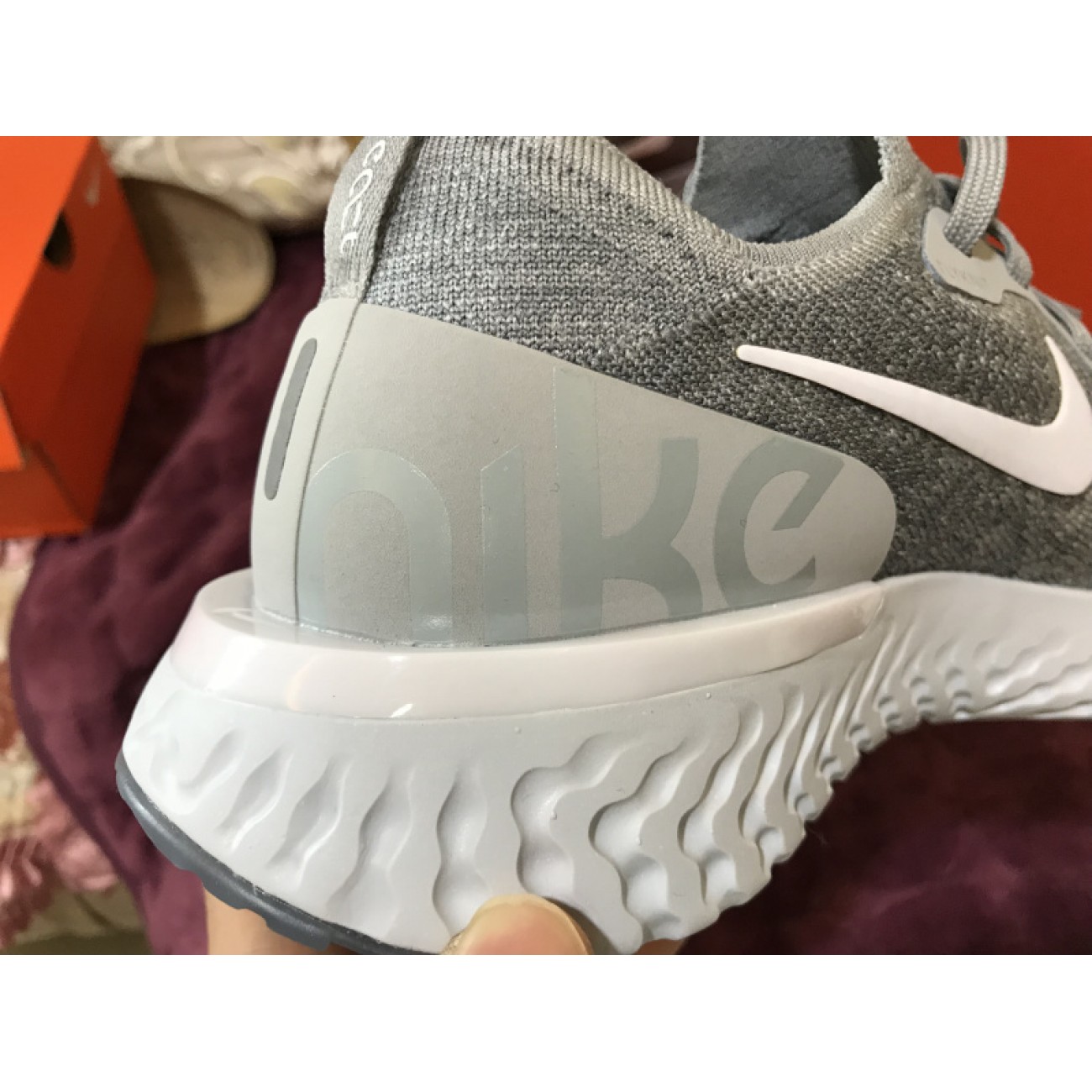 Nike Epic Recat Flyknit Wolf Grey AQ0070-002