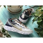 Undercover x Nike Epic React Element 87 Army Green/Navy-White AQ1813-341