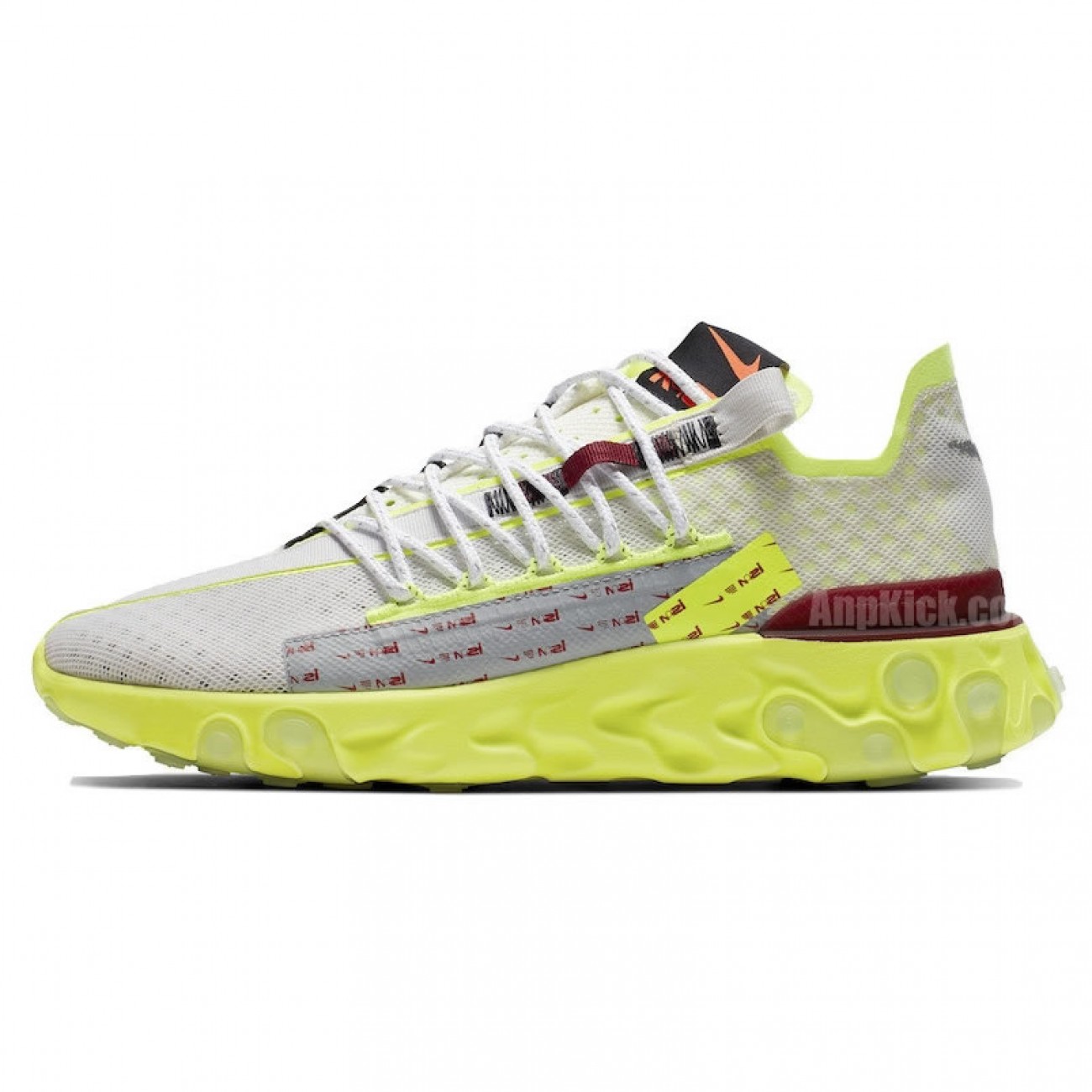 Nike React WR ISPA Summit White AR8555-100 Gunsmoke AR8555-001 Ghost Aqua CT2692-400 On Feet Running Shoes