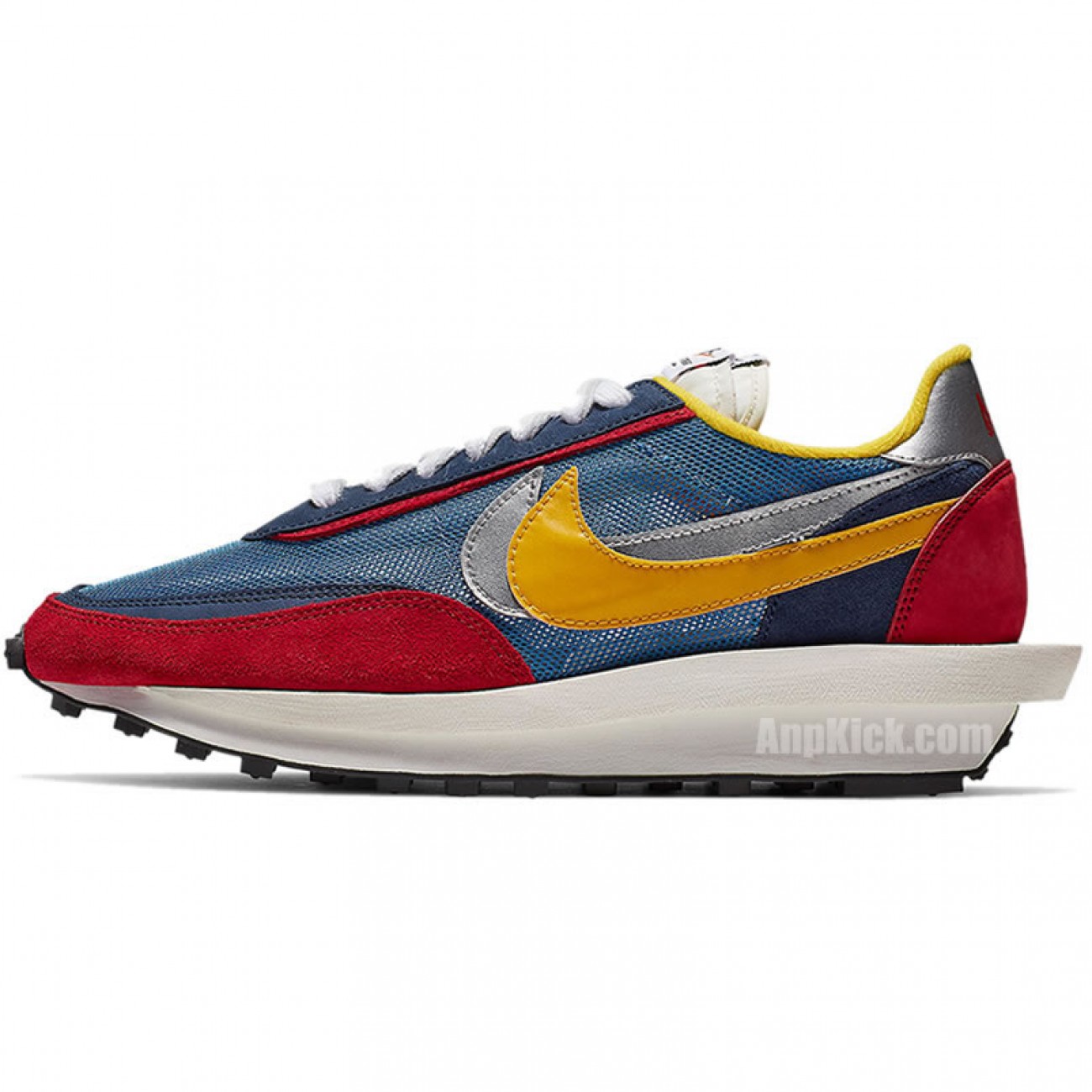 Sacai x Nike LDV Waffle Racer Daybreak Pink/Blue/Green/Black On Feet BV0073-010 BV0073-300 BV0073-301 BV0073-400