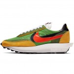 Sacai x Nike LDV Waffle Racer Daybreak Pink/Blue/Green/Black On Feet BV0073-010 BV0073-300 BV0073-301 BV0073-400