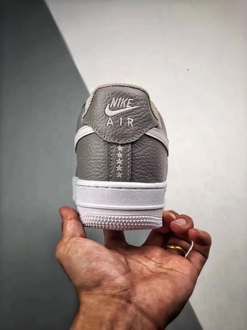 Nike Air Force 1 '07 'Stars' Wolf Grey/White Low In-Hand AA4083-013