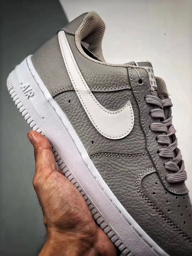 Nike Air Force 1 '07 'Stars' Wolf Grey/White Low In-Hand AA4083-013