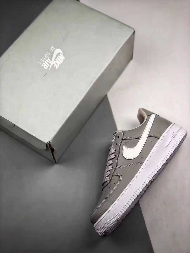 Nike Air Force 1 '07 'Stars' Wolf Grey/White Low Real Image AA4083-013