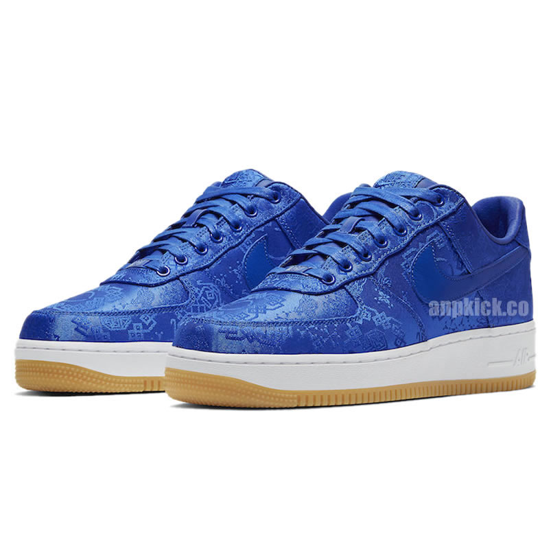 Clot Nike Air Force 1 Prm Royal Blue Silk Release Date Cj5290 400 (3) - newkick.vip