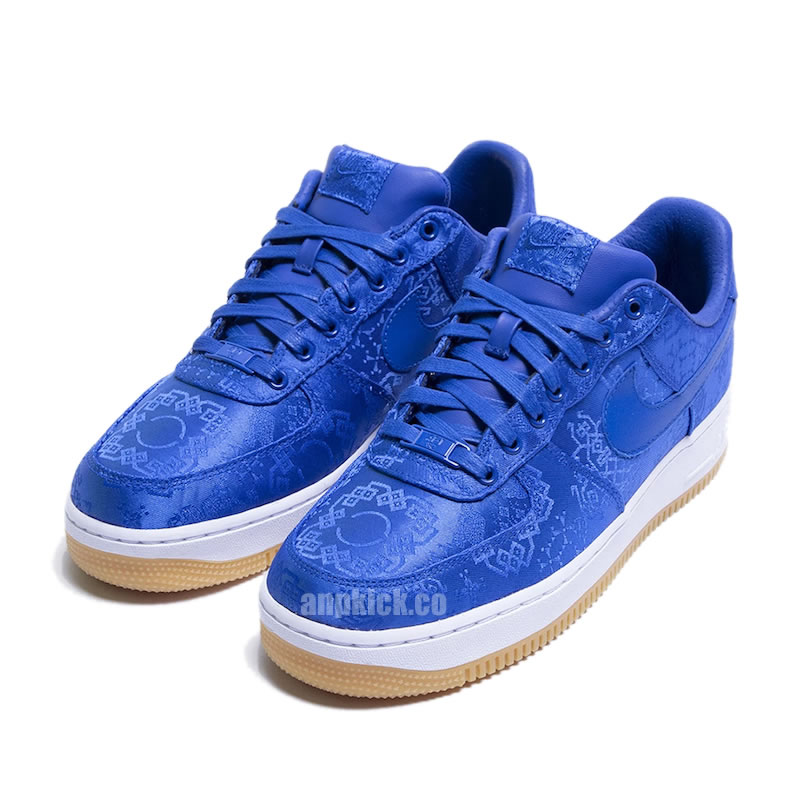 Clot Nike Air Force 1 Prm Royal Blue Silk Release Date Cj5290 400 (5) - newkick.vip