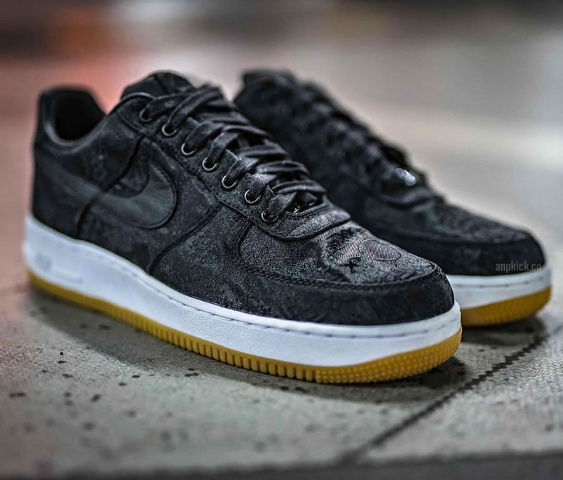 Fragment Clot Nike Air Force 1 Black Af1 Low Shoes Cz3986 001 (10) - newkick.vip