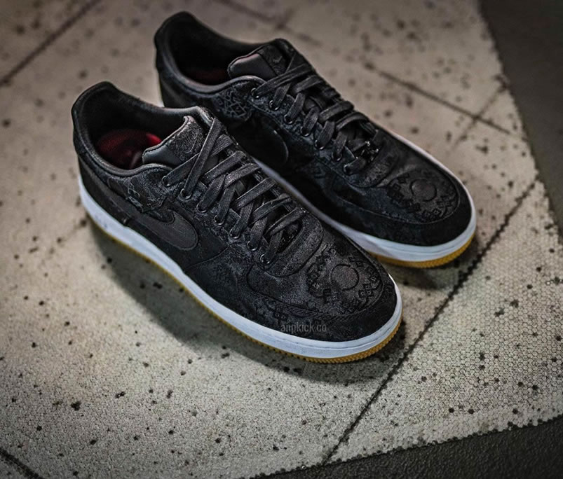 Fragment Clot Nike Air Force 1 Black Af1 Low Shoes Cz3986 001 (12) - newkick.vip