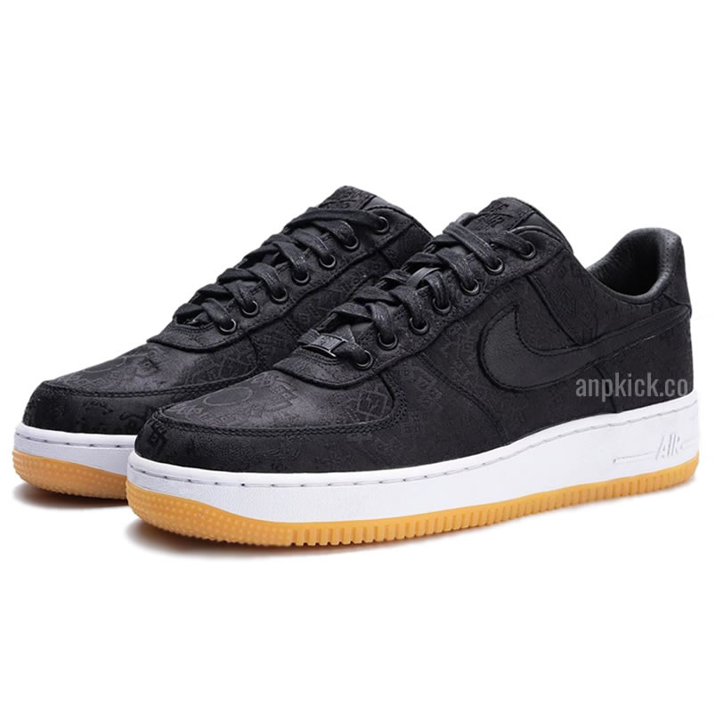 Fragment Clot Nike Air Force 1 Black Af1 Low Shoes Cz3986 001 (3) - newkick.vip