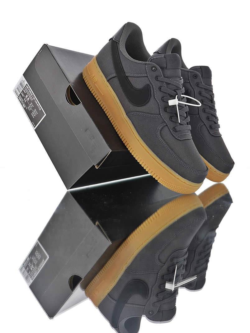 Nike Air Force 1 07 Lv8 Style Black Gum Shoes Aq0117 002 (5) - newkick.vip