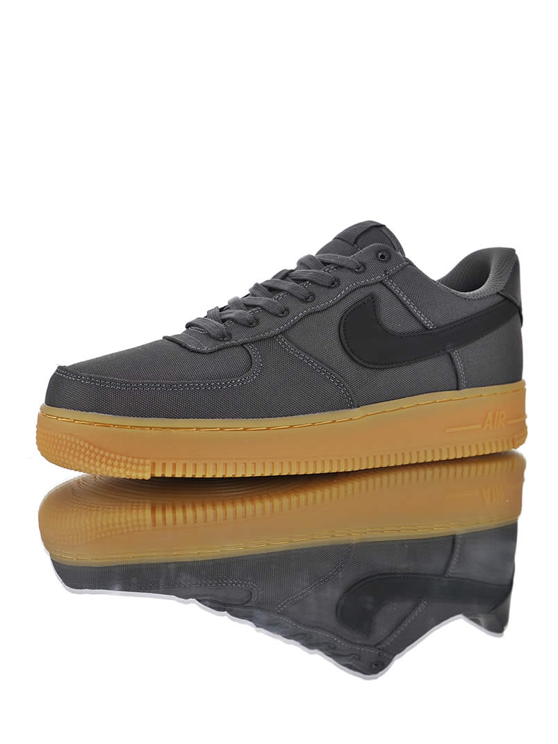 Nike Air Force 1 07 Lv8 Style Black Gum Shoes Aq0117 002 Pics (2) - newkick.vip