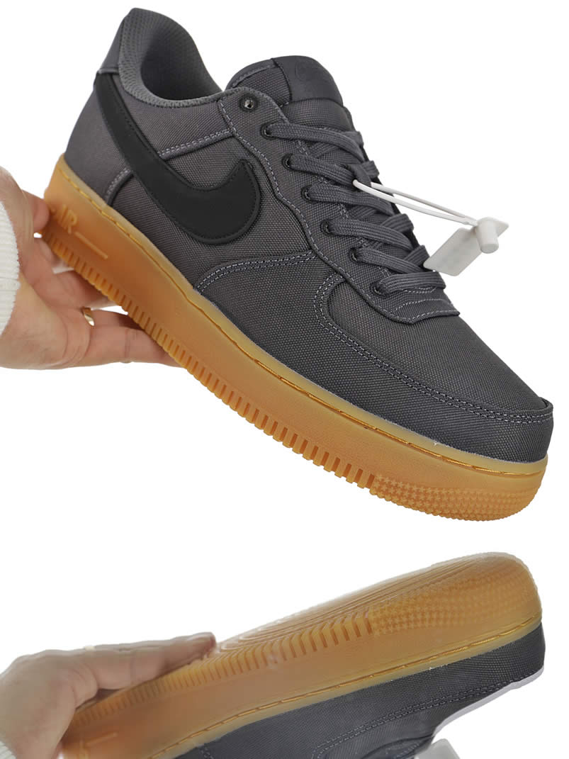 Nike Air Force 1 07 Lv8 Style Black Gum Shoes Aq0117 002 Pics (7) - newkick.vip