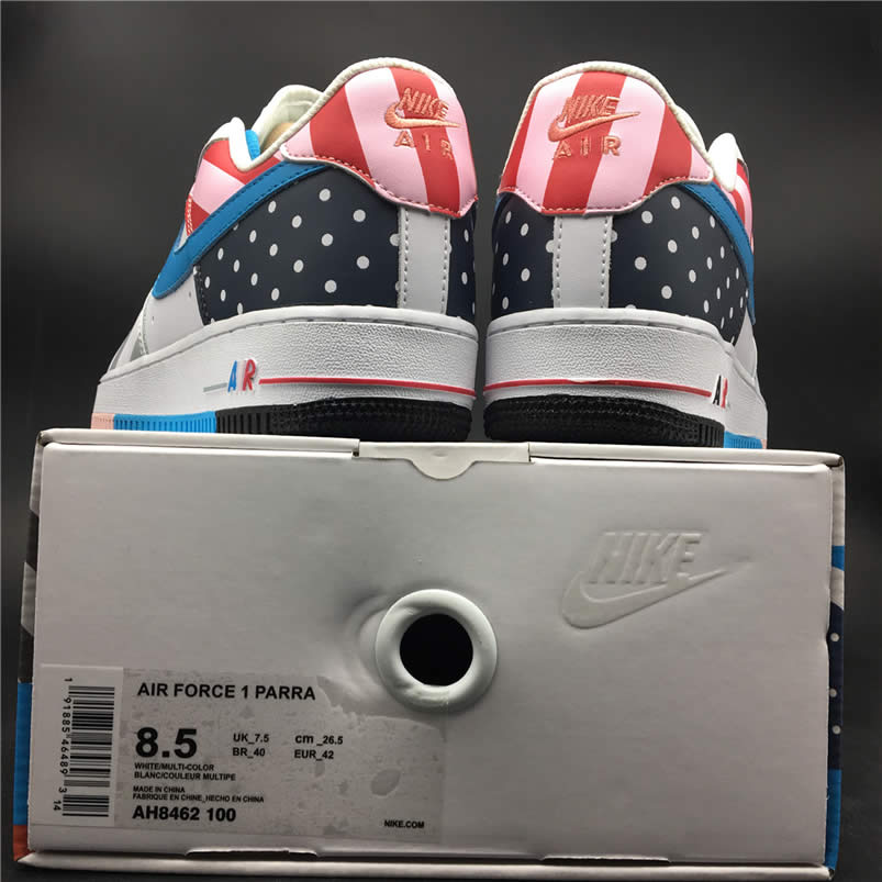 Nike Air Force 1 Af1 Parra Shoes Ah8462 100 Pics (13) - newkick.vip