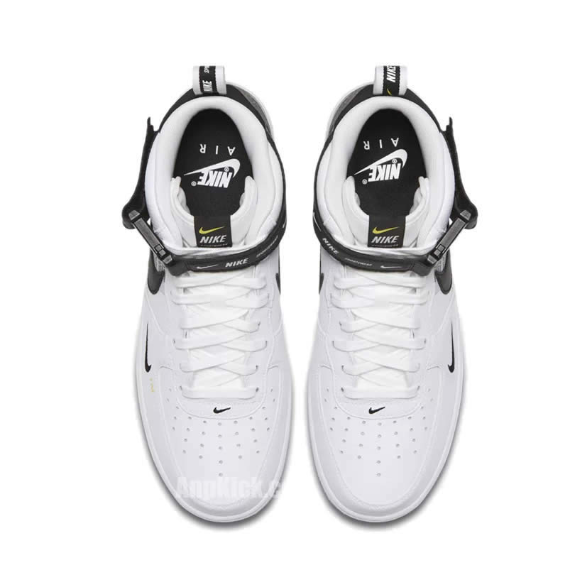 Nike Air Force 1 Mid 07 LV8 Utility White Black Shoes 804609-103