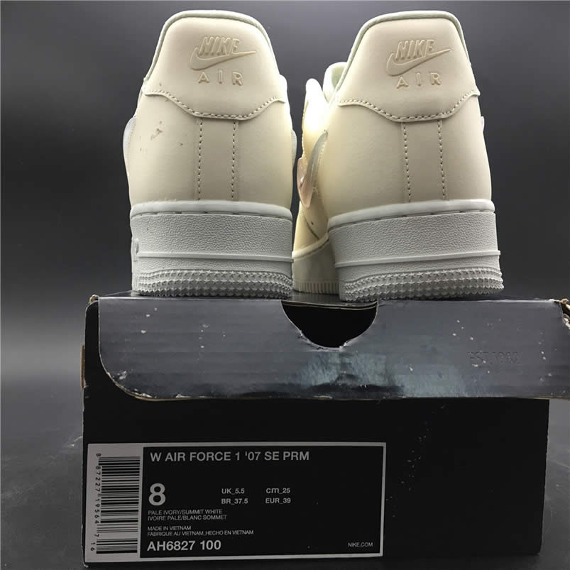 Nike Air Force 1 Womens Jelly Puff Wmns Af1 Low For Sale Pale Ivory Shoes Ah6827 100 (16) - newkick.vip