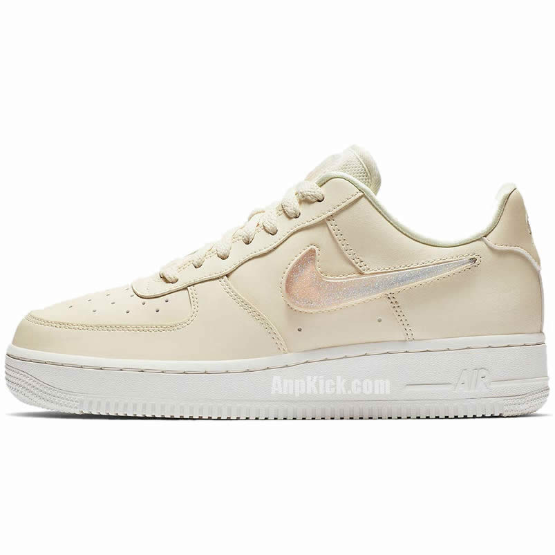 Nike Air Force 1 Womens Jelly Puff Wmns Af1 Low Pale Ivory Shoes Ah6827 100 (1) - newkick.vip