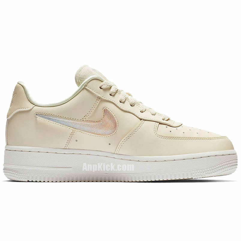 Nike Air Force 1 Womens Jelly Puff Wmns Af1 Low Pale Ivory Shoes Ah6827 100 (2) - newkick.vip