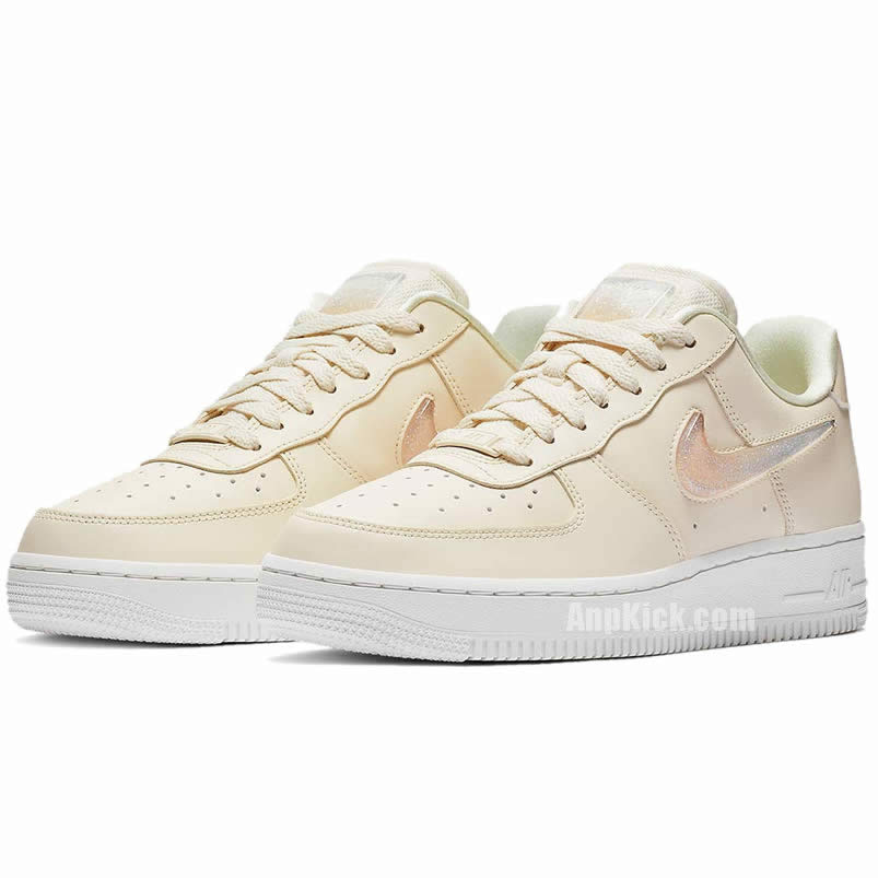 Nike Air Force 1 Womens Jelly Puff Wmns Af1 Low Pale Ivory Shoes Ah6827 100 (3) - newkick.vip