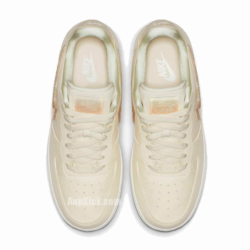 Nike Air Force 1 Womens Jelly Puff Wmns Af1 Low Pale Ivory Shoes Ah6827 100 (4) - newkick.vip