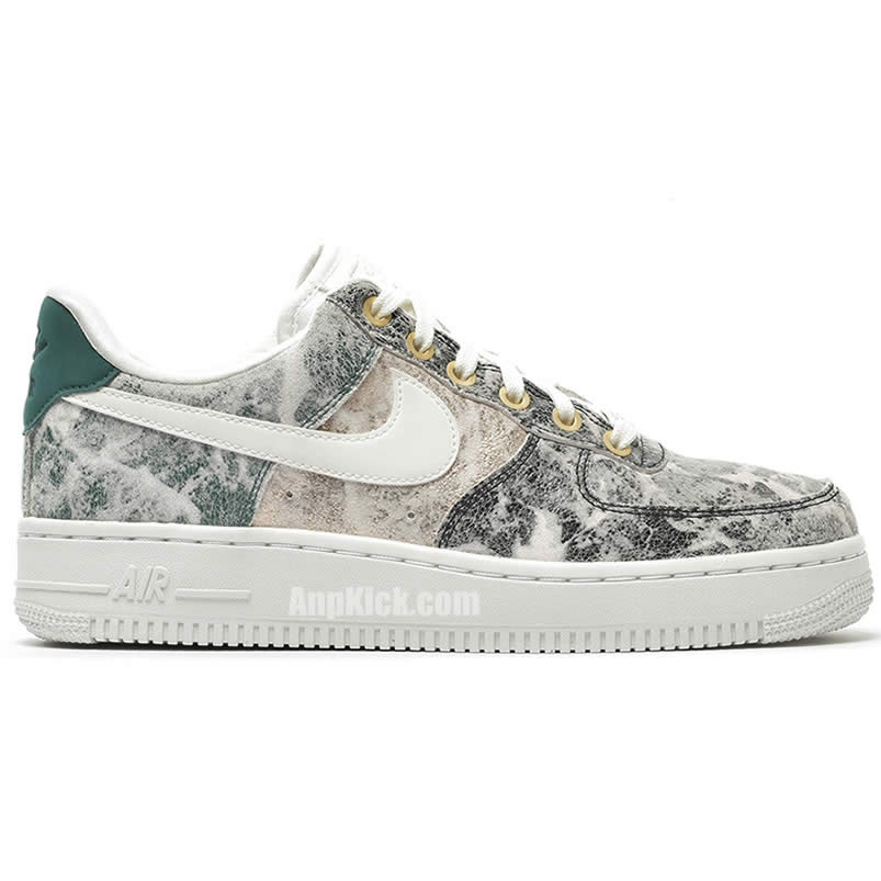 Womens Nike Air Force 1 Low 07 Lxx White Oil Grey Shoes Ao1017 100 (3) - newkick.vip