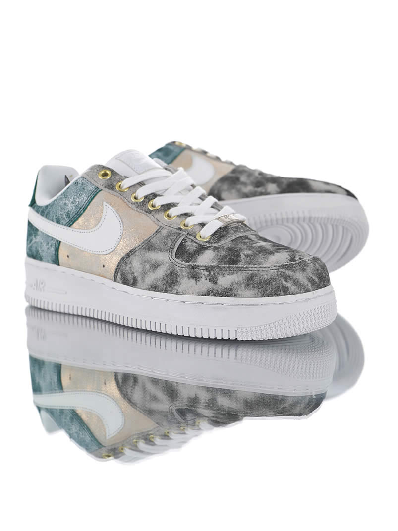 Womens Nike Air Force 1 Low 07 Lxx White Oil Grey Shoes Ao1017 100 Detail Pics (5) - newkick.vip