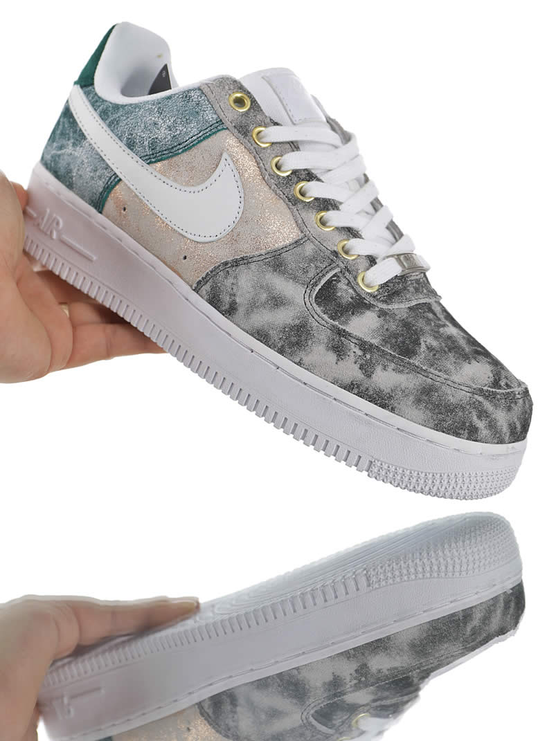 Womens Nike Air Force 1 Low 07 Lxx White Oil Grey Shoes Ao1017 100 Detail Pics (7) - newkick.vip