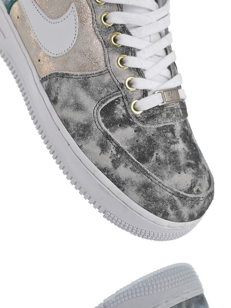 Womens Nike Air Force 1 Low 07 Lxx White Oil Grey Shoes Ao1017 100 Detail Pics (8) - newkick.vip