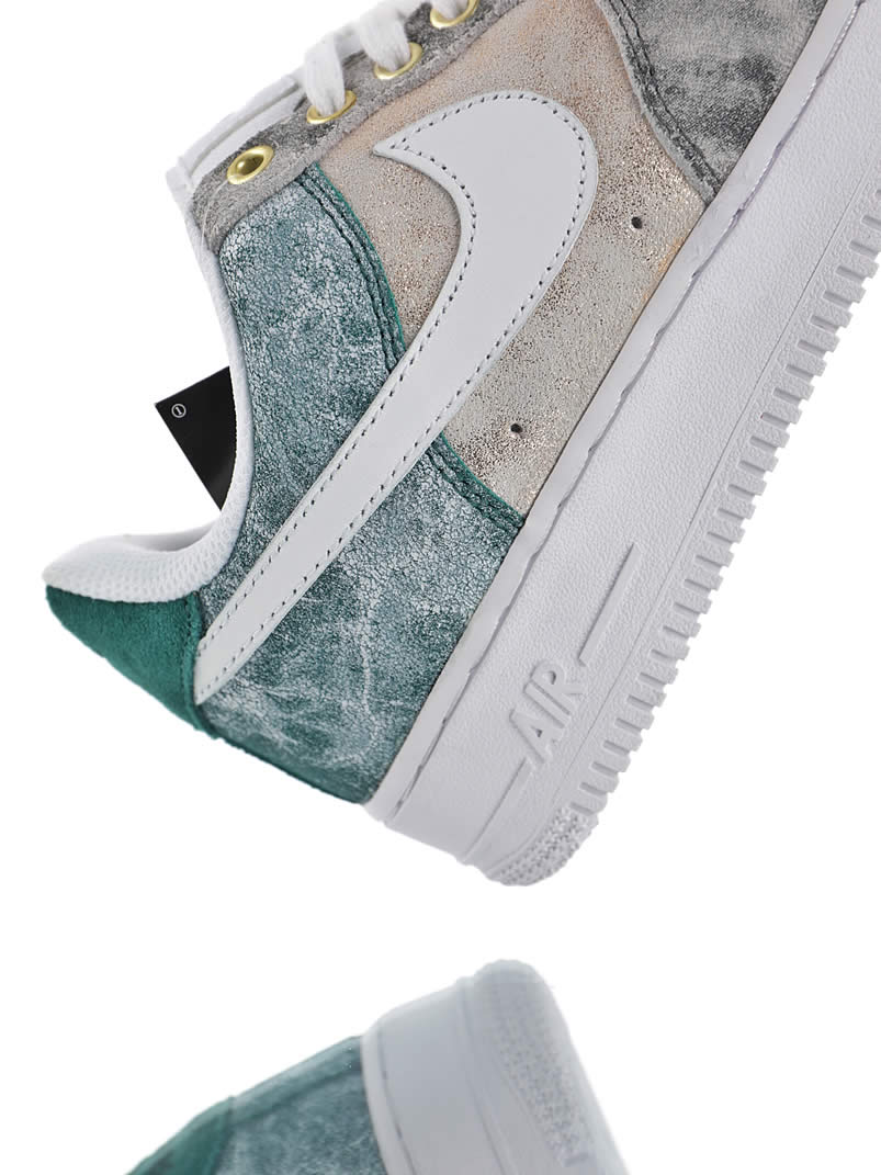 Womens Nike Air Force 1 Low 07 Lxx White Oil Grey Shoes Ao1017 100 Detail Pics (9) - newkick.vip