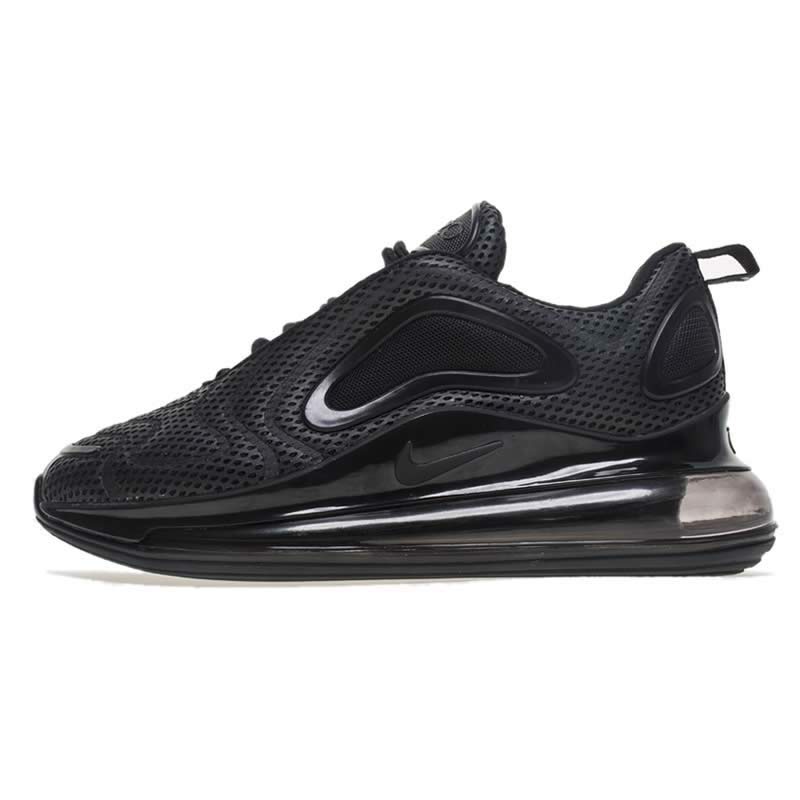 nike air max 720 all black men womens sneakers cheap sale