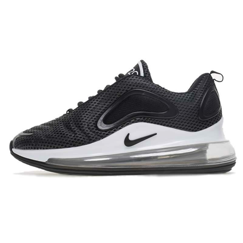 nike air max 720 black white men womens sneakers cheap sale