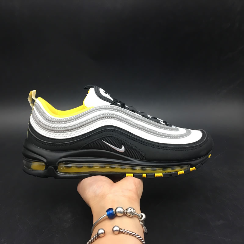 Nike Air Max 97 Amarillo Black/White/Yellow Mens Womens Shoes Release Date 921522-005