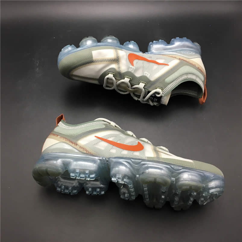 Latest Nike Vapormax 2019 Olive Image Light Vintage Lichen Orange Ar6631 300 (1) - newkick.vip