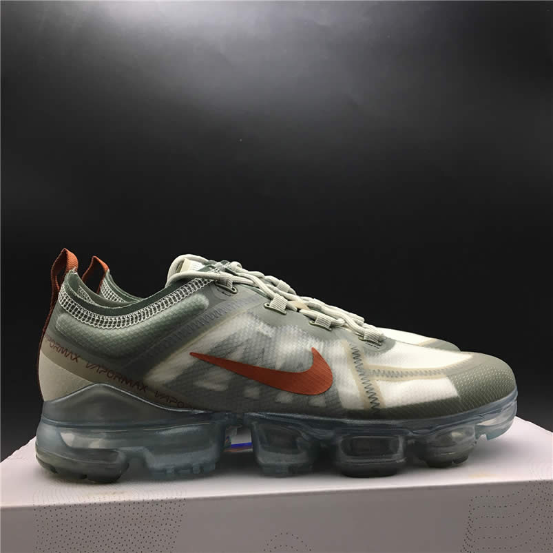 Latest Nike Vapormax 2019 Olive Image Light Vintage Lichen Orange Ar6631 300 (8) - newkick.vip