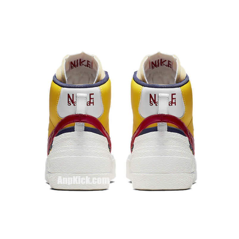 Sacai Nike Blazer Mid Navy Blue Bv0072 001 Yellow Bv0072 700 (6) - newkick.vip