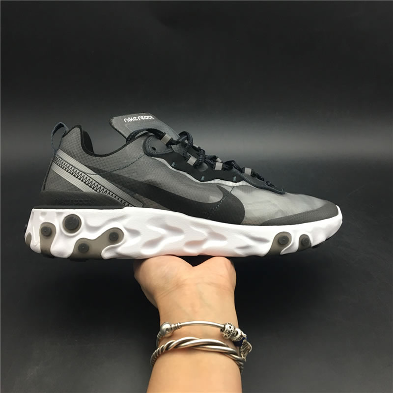 Undercover x Nike Epic React Element 87 Anthracite Black White AQ1090-001