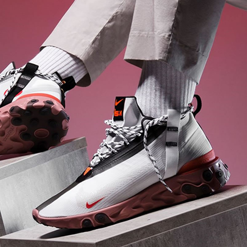 Anpkick Nike React Wr Ispa White Crimson On Feet At3143 100 (1) - newkick.vip