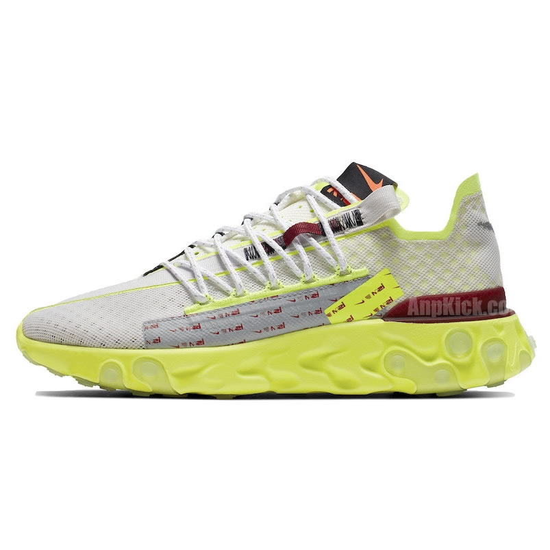 Nike React Wr Ispa Team Red Volt Ct2692 002 (1) - newkick.vip